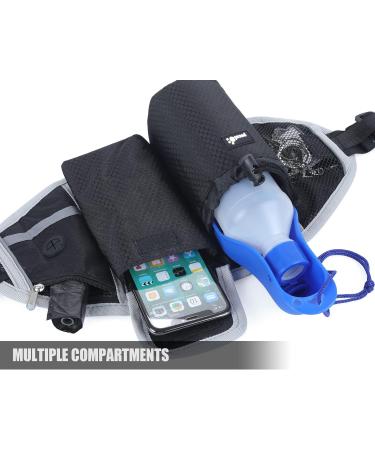 Pecute Dog Leash with Belly Belt - Jogging Leash for Large & Medium Dogs Elastic Running Leash with Belt Bag Supports Up to 110kg - Buy Online on GoSupps.com