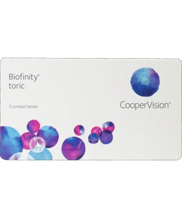 Biofinity Toric toric monthly soft lenses 3 pieces / BC 8.7 mm / DIA 14.5 / CYL -0.75 / Axis 090 / -04.50 diopters