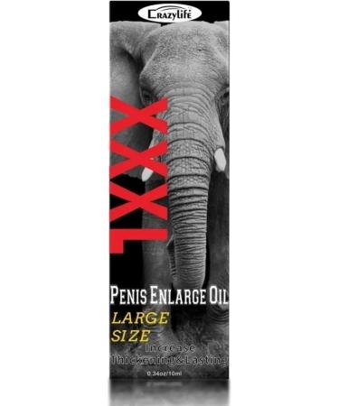 Extra Strength Men Enlarger Oil - Natural Male Enlargement Oil for Growth | Crazylife 10ml (0.34 Fl Oz - Buy Online on GoSupps.com