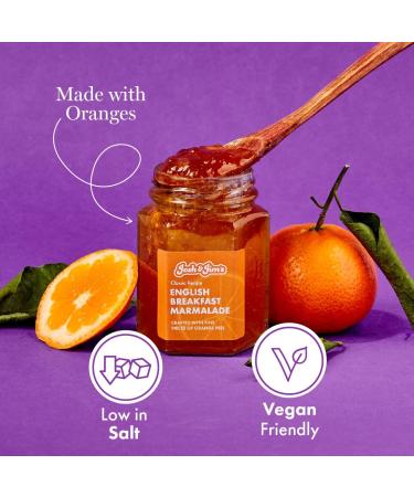 Josh & Jim's Gourmet Breakfast Preserve Set Trio - Marmalade & Honey - 3x114g - No Palm Oil - Ovo-Lacto Friendly - British Breakfast Trio - Buy Online on GoSupps.com