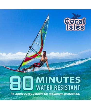 Coral Isles by Rocky Mountain Sunscreen | SPF 50 Lotion | Broad Spectrum UVA/UVB Protection | Hawaii Reef-Safe Act Compliant | Oxybenzone & Octinoxate Free | Water Resistant 80 Min. | 32 Fl Oz SPF 50 Lotion 32 Fl Oz (Pack o  - Buy Online on GoSupps.com