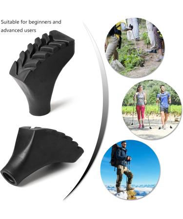 HIOPOIUYT Nonslip Walking Stick Pad Caps Hikings Stick End Bottom Crutch Tip Head Protectors Walking Stick Rubber Replaceable Tip - Buy Online on GoSupps.com