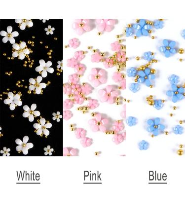 Flower Nail Art Charm for Acrylic Nails - Pack of 6 Mixed Sizes Nail Charms for DIY Nail Designs - Fashion Accessories for Women and Girls - Buy Online on GoSupps.com