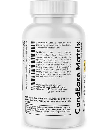 15-Day Gut Health Probiotic & CandEase Pills for Men & Women | Supports Digestive Cleanse & Intestinal Flora | With Caprylic Acid, Oregano & Bacillus Subtilis - Buy Online on GoSupps.com