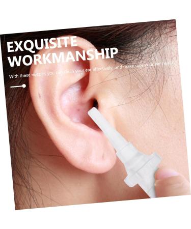 HAKIDZEL 30Pcs Multi-Functional Earwax Cleaner Nozzles PP Ear Irrigator Tips for Ear Health Care Portable Replacement Accessories White - Buy Online on GoSupps.com