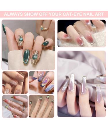 9PC Cat Eye Nail Magnet Set | Strong Suction Gel Polish & Nail Accessories | Perfect for Stunning Nail Art - Buy Online on GoSupps.com