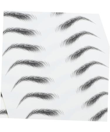 Angoily 6 pcs Transfer Tool Type Artificial Women Imitation Eyebrow Men Black Hair-like for Stickers ze001x3pcs Blackx3pcs - Buy Online on GoSupps.com