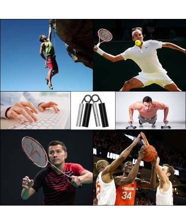 Oblitor Hand Trainer 4 Pack - Metal Finger Trainer for Hand Muscle Training & Rehabilitation (22.5-157.5kg) - Slipproof & Handle-Powered - Buy Online on GoSupps.com