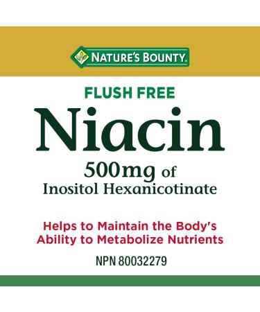 Nature's Bounty Niacin 120 Count - Buy Online on GoSupps.com