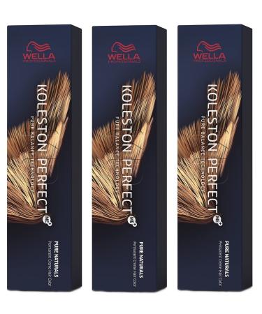 3er Wella Koleston Perfect ME+ 10/86 Light Blonde Pearl Violet 60 ml