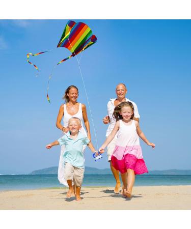Buy Tshaoun 3-Piece Portable Rainbow Kites for Kids | Beginner-Friendly Outdoor Flying Fun - Buy Online on GoSupps.com