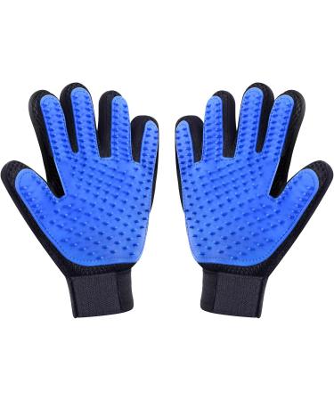Flintronic Pet Glove Brush - 2 Piece Cat & Dog Grooming Gloves for Short & Long Hair - Universal Fit - Buy Online on GoSupps.com