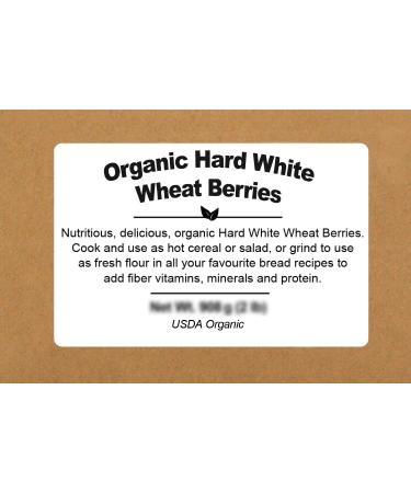 Be Still Farms Organic Hard White Wheat Berries - 5lb Pack - Ideal for White Wheat Bread - Non-GMO Vegan Grain - Healthy Diet Staple - Buy Online on GoSupps.com