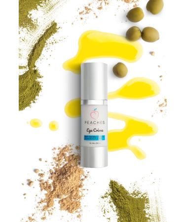 Peaches Skincare Eye Creme with Peptides Co-Q10 and Vitamins - Brighten, Firm and Nourish Your Skin - Buy Online on GoSupps.com