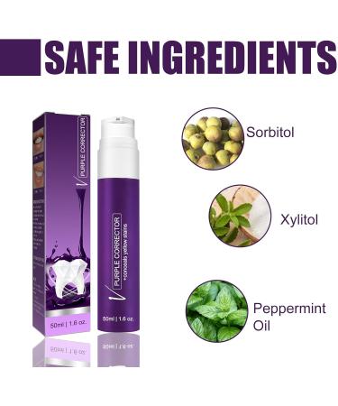 Shantou Yingji Toothpaste for removing stains purple toothpaste 3 pieces x 50 ml 3 pieces - Buy Online on GoSupps.com