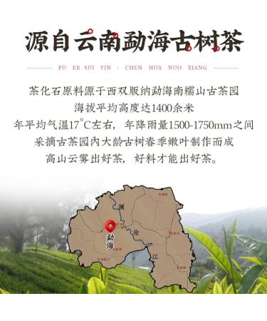 HQZM Glutinous Scented Tea Fossil Aged Puerh Mature Tea 250g Yunnan Old Tree Tea Choice Of Quality - Buy Online on GoSupps.com