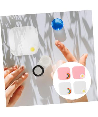 Shop Homsfou 12 STK Contact Lens Container Set - Cute Travel Storage Box with Tweezers & Suction Rod for Glasses & Lenses - International Shipping Available - Buy Online on GoSupps.com