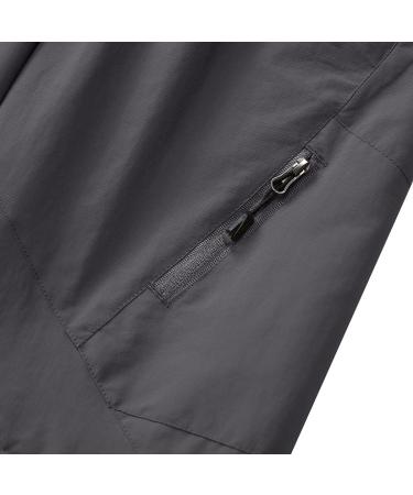 Kids' Quick Dry Waterproof Cargo Pants for Hiking and Climbing - Grey, Size 6-7 Years - Buy Online on GoSupps.com