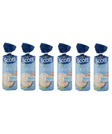Riso Scotti Le Bio Croccanti Risette Iposodiques Crispy gluten-free - No added salt - 130 g - low-sodium rice waffles