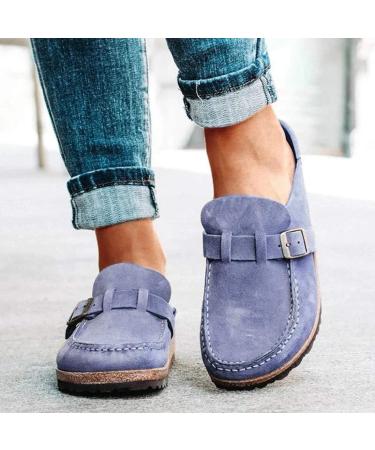 Shop Women's Casual Suede Slip-On Sandals | Comfortable Summer Clogs | International Shipping Available - Buy Online on GoSupps.com
