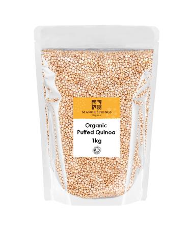 Organic Puffed Quinoa 1kg by Manor Springs Organic
