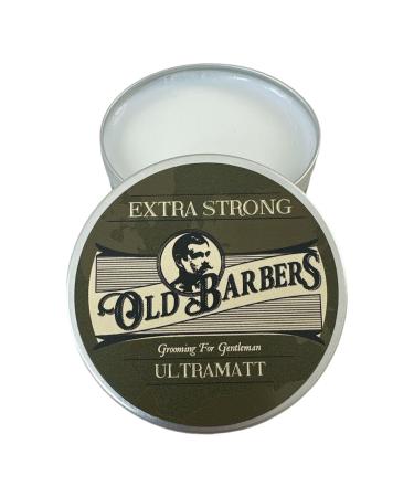 Old Barbers Ultra Matte Hair Wax with Extra Strong Hold – In Aluminum Tin – 100ml – Made in Italy