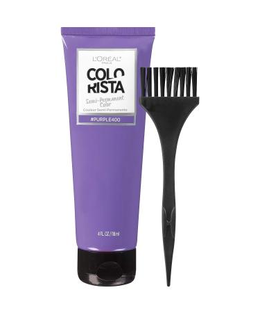 L'Oreal Paris Colorista Semi-Permanent Hair Color - Purple for Light Bleached or Blonde Hair - Buy Online on GoSupps.com