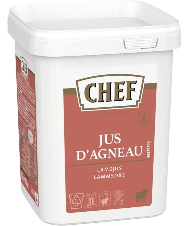 CHEF Dehydrated Lamb Juice Culinary Aids Sauces Juices Box of 600 g for 10L to 20L - Buy Online on GoSupps.com
