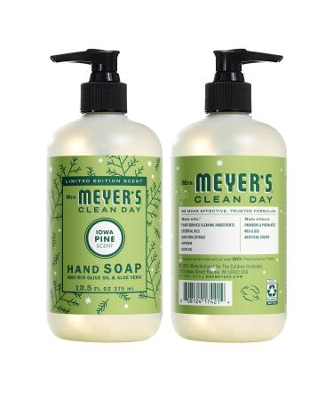 Mrs. Meyer's Iowa Pine Hand Soap - Cruelty-Free & Biodegradable Formula 12.5 oz (Pack of 2) - Buy Online on GoSupps.com
