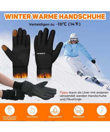 AURUZA Winter Gloves for Men & Women - Cold Weather Touchscreen Cycling Gloves - Buy Online on GoSupps.com