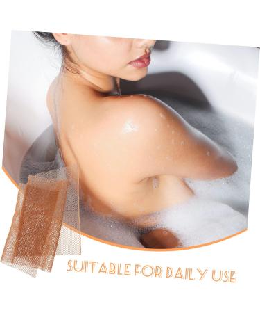 Angoily Bath Towel Tight Weave Skin Smoother Cleaning Sponges Net Bath Scrubber Bath Sponges Body Sponge Back Scrubber for Women African Net Sponge To Weave Washer Nylon - Buy Online on GoSupps.com