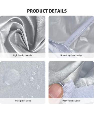 Belonlink Waterproof Hair Cutting Clasp Umbrella - Foldable Hairdressing Cloak for Families & Salons - Gray Nylon Cape for Barbers - Buy Online on GoSupps.com