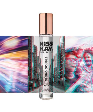 Miss Kay Seeing Double Eau de Parfum 25ml - Rich & Feisty Scent - Notes of Schinus Molle Orange & Grapefruit - Made in Italy 100% Vegan Cruelty Free & Paraben Free - Buy Online on GoSupps.com