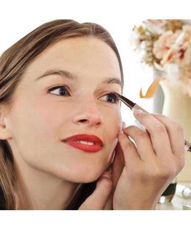 Eyebrow | Brow Enhancing - Sweat-Proof Waterproof Professional Dual-Ends Eyebrow Pencil with Fine Tip Shakven 03# Gray Black - Buy Online on GoSupps.com