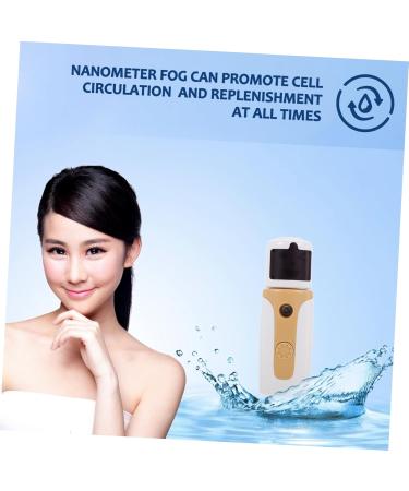 OHPHCALL 1 Set Hydrating Instrument Rechargeable Sprayer Nano Steamer Portable Facial Mister Face Yellow Abs - Buy Online on GoSupps.com