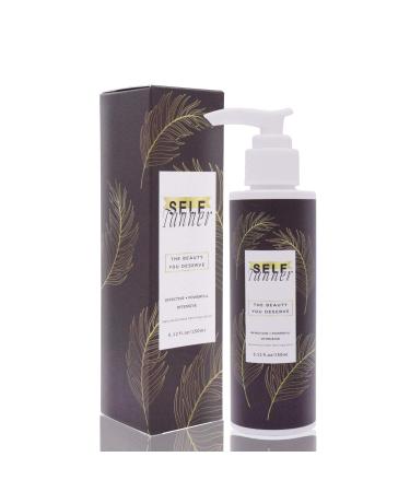 Self Tanner with Natural Self Tanning Lotion Face and Body Sunless Tanning Bronzer Gentle Non-Irritating Sunless Tanning Lotion for Medium to Dark Skin (5.12 fl oz)
