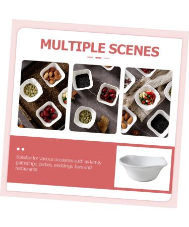 Zerodeko 8pcs Ceramic Dipping Sauce Bowl Seasoning Dish Small Dish for Dipping Sauce Dipping Bowls Soy Sauce Bowls Ceramic Sauce Bowl Ketchup Dish Salsa Bowls Ceramics White Soy Sauce Dish - Buy Online on GoSupps.com