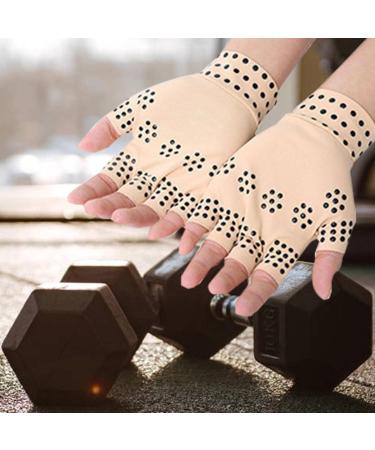 Pressure Care Gloves Half-Finger Silicone Joint Relief Hand Gloves - Rehabilitation Training Pressure Health Care Nursing Gloves Hand Relief Driving Gloves Outdoor Gloves Pintle - Buy Online on GoSupps.com