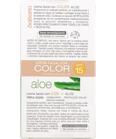 Aloe Vera BB Cream SPF15 50ml - Natural Coverage for Radiant Skin - Buy Online on GoSupps.com