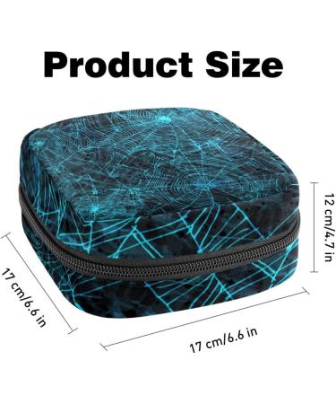 Portable Vintage Spider Web Storage Bags for Women's Bandages Panty Liners & Tampons - Stylish Organization for School & Office - Buy Online on GoSupps.com