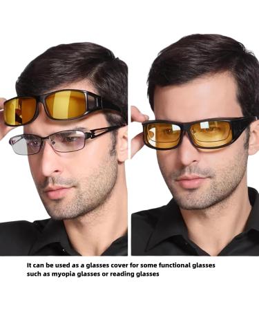 Macular Degeneration Glasses for Men & Women | Yellow Lenses for Glaucoma Cataracts & Retinitis Pigmentosa - Shop Internationally - Buy Online on GoSupps.com