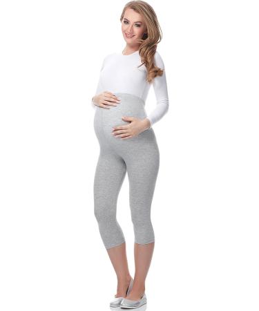 Be Mammy Maternity 3/4 Leggings 4XL Melange - Comfortable Pregnancy Wear - Buy Online on GoSupps.com
