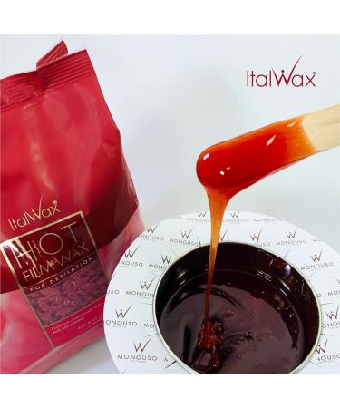Italwax Rose - 500g - Cire pelable pour l' pilation sans bandes - Formule naturelle pour tous les types de peau- Recommand pour la zone maillot et les aisselles - Sans parfum Sans parfum 500 g (Lot de 1) - Buy Online on GoSupps.com