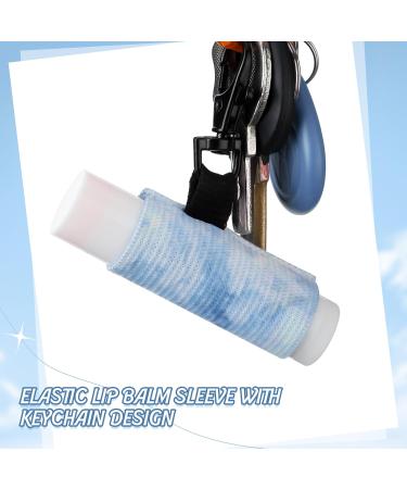 Sureio 10 Pack Lip Balm Holder Keychain - Compact Clip-On Lipstick & Lip Gloss Holder in Marble Style | Ideal for Travel & Storage - Buy Online on GoSupps.com