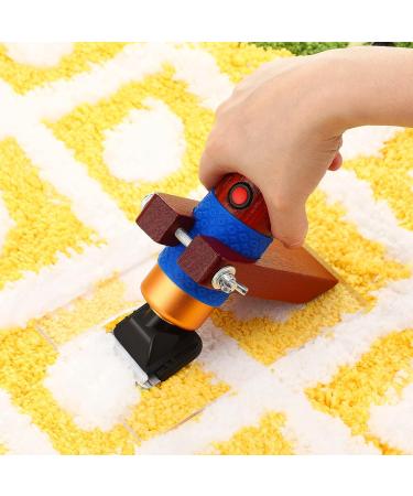 Solid Wood Acrylic Shearing Guide for Carpet Trimmer - Rug Tufting Tool (Brown) - Buy Online on GoSupps.com