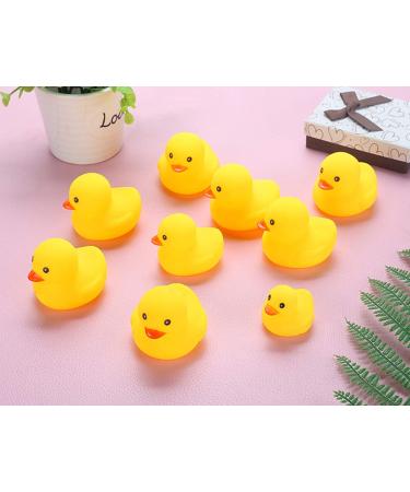 16 PCS Mini Rubber Duck Bath Duck Toys for Toddlers Boys Girls Squeak and Float Yellow Ducks in Bulk Ducks Baby Shower Duck Decorations Party Favors (2.2''-16pcs Yellow Ducks) - Buy Online on GoSupps.com