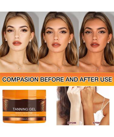 Luxury Intensive Tanning Gel | Natural Accelerator for Sunbeds & Outdoor Tan | Haute Beauty Tanning Lotion - Buy Online on GoSupps.com