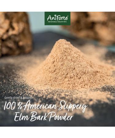 AniForte Slippery Elm Powder 100g: Slippery Elm for Cats & Dogs - Harmonises Stomach and Gastrointestinal Activity - Buy Online on GoSupps.com