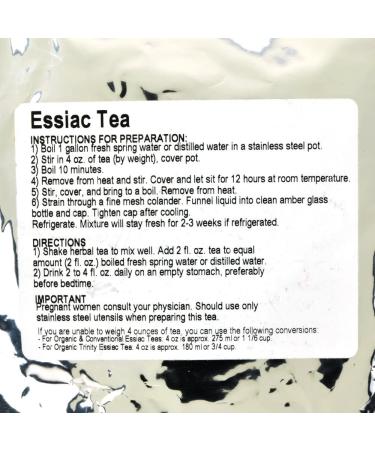 Starwest Botanicals Organic Essiac Tea - 1 lb | Premium Quality Herbal Blend - Buy Online on GoSupps.com