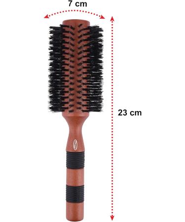 Large Radial Bristle Brush - Boar and Nylon Bristles | Soft Hair Brush for Curly, Afro Hair | Men and Women - Buy Online on GoSupps.com